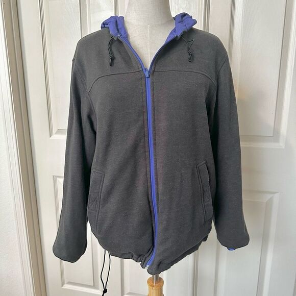 FuDa reversible purple grey jacket - Picture 3 of 13